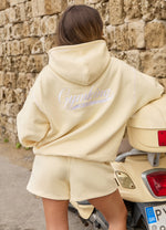 Gym King Renew Flatlock Hoodie - Buttermilk thumbnail