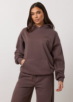 Gym King Replenish Peached Seam Hoodie - Deep Mocha thumbnail