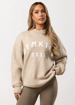 Gym King Restore Knit Crew - Beige thumbnail
