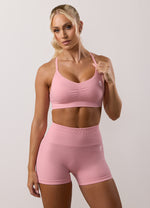 Gym King Sculpt Seamless Scrunch Bra - Pink Blush thumbnail