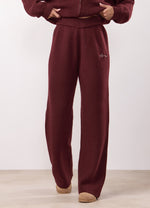 Gym King Rib Knit Trouser - Fig thumbnail