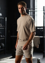 Gym King Roam T-Shirt - Taupe thumbnail