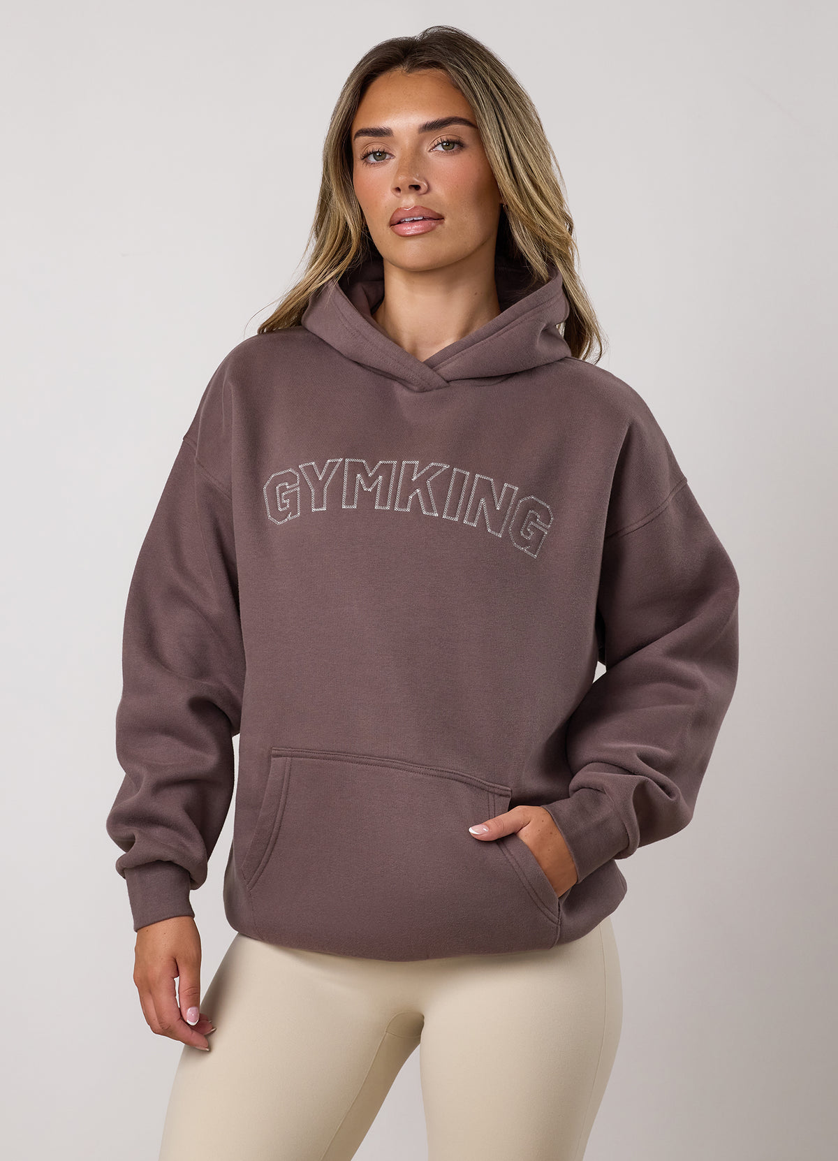 Gym King Sanctuary-hoodie - Deep Mocha