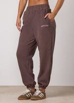 Gym King Sanctuary Polar Fleece Jogger - Deep Mocha thumbnail