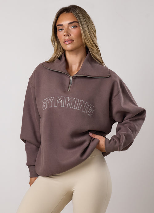 Gym King Sanctuary Rib Collar Funnel - Deep Mocha