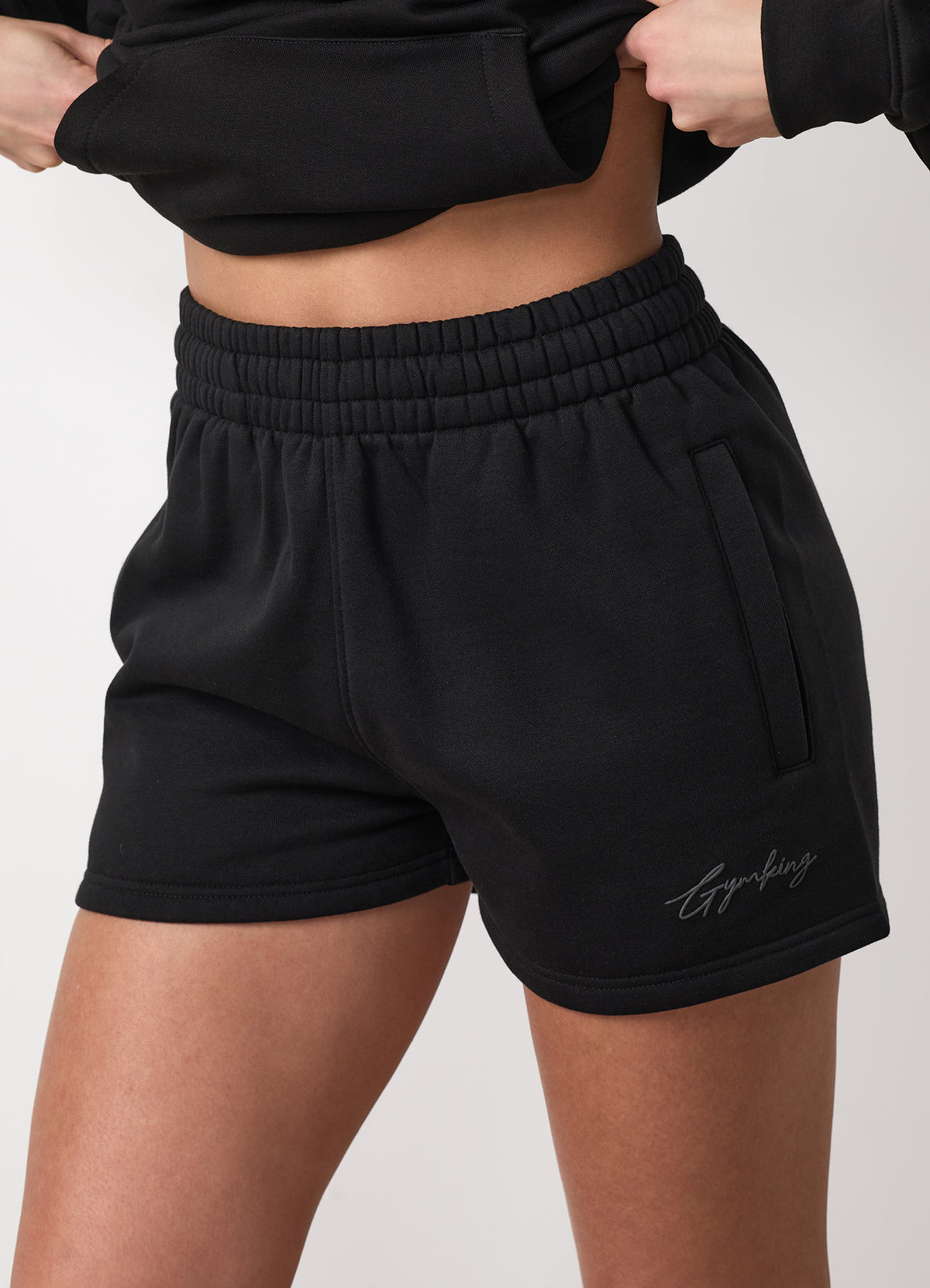 Gym King Script Mindset Short - Zwart