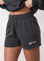 Gym King Script Mindset Short - Dark Pewter thumbnail