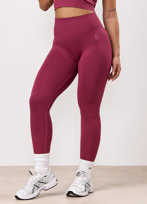Gym King Sculpt Seamless Legging - Granaatappel