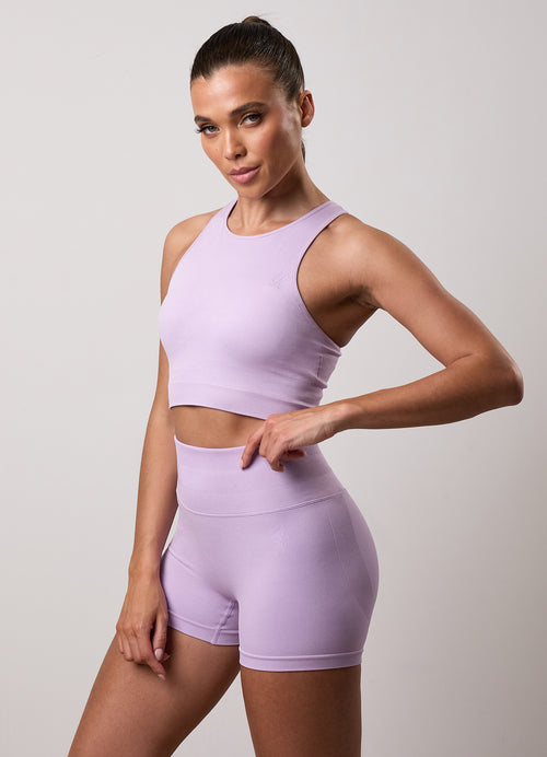 Gym King Sculpt Seamless Tanktop - Zacht lila