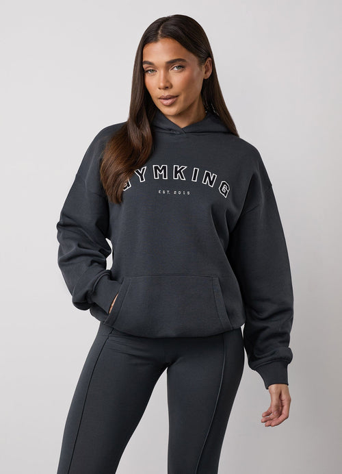 Gym King Shadow oversized capuchon - Oyster Grey