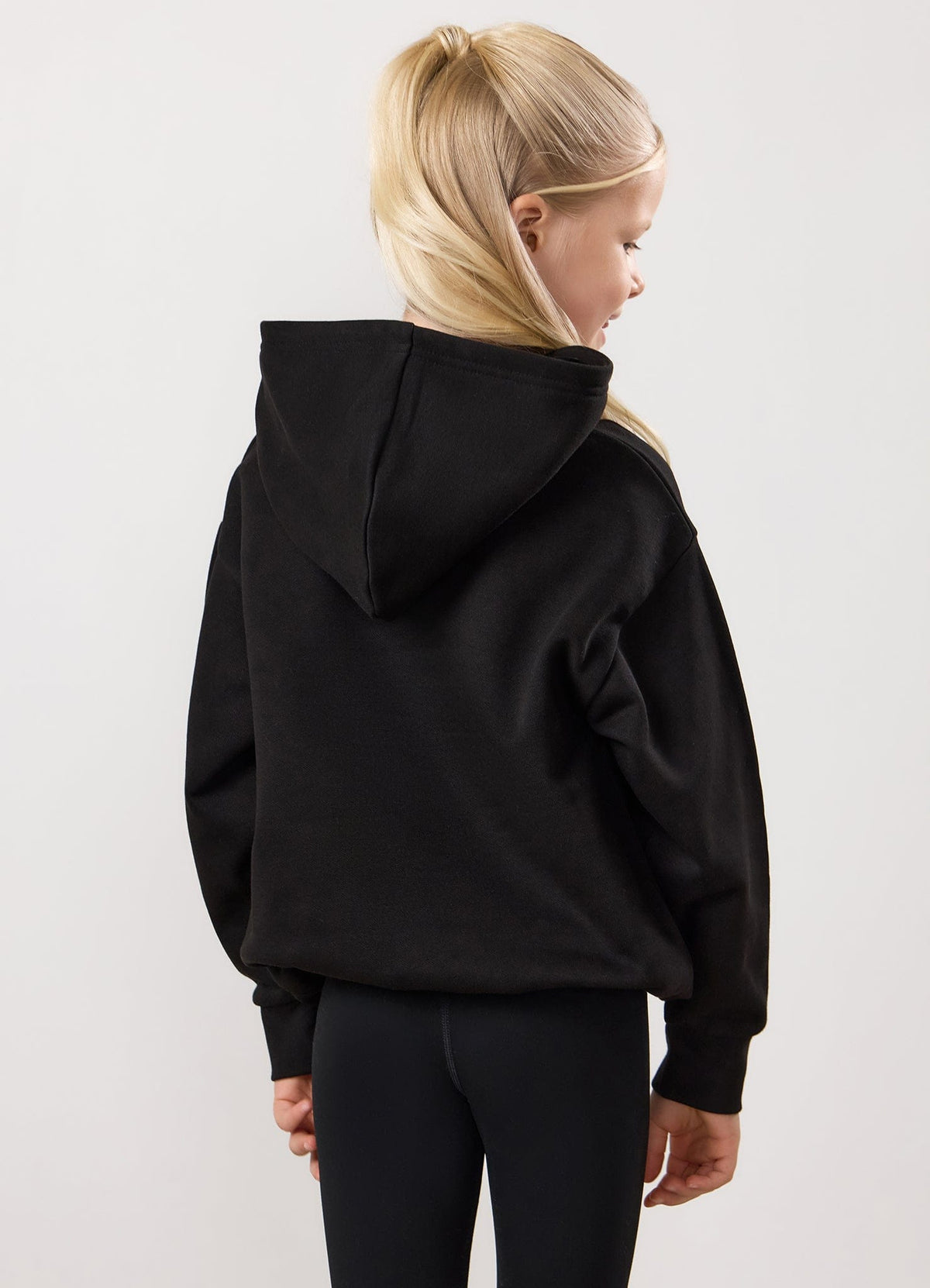 Gym King Kids Shadow Oversized Hoodie - Black