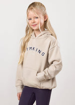 Gym King Kids Shadow Oversized Hoodie - Light Stone (miniatuurafbeelding)