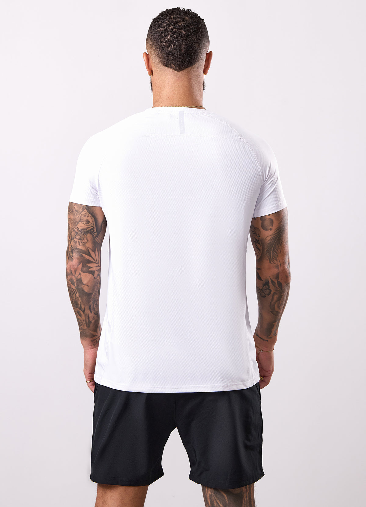 Gym King Energy Linear T-Shirt - White