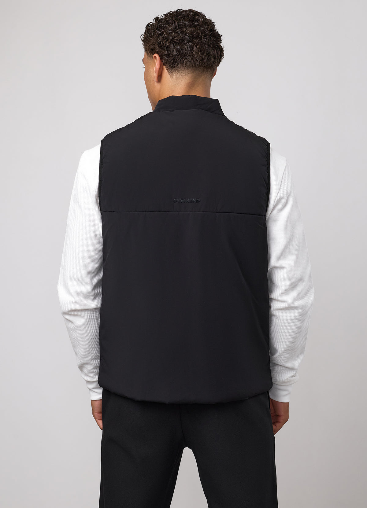Gym King Signature Gilet - Black