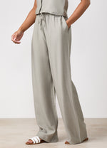 Gym King Signature Woven Paper Bag Trousers - Dusky Sage thumbnail