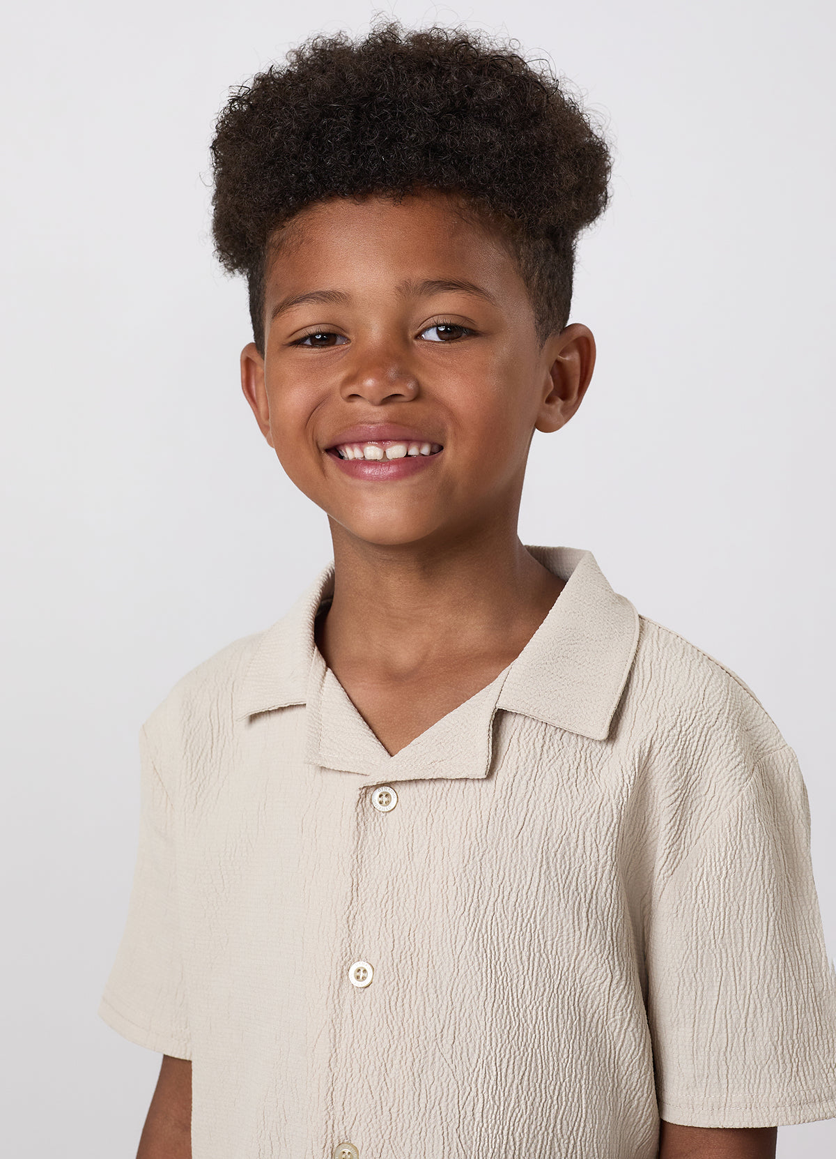 Gym King Older Kids Signature Woven Shirt - Clay