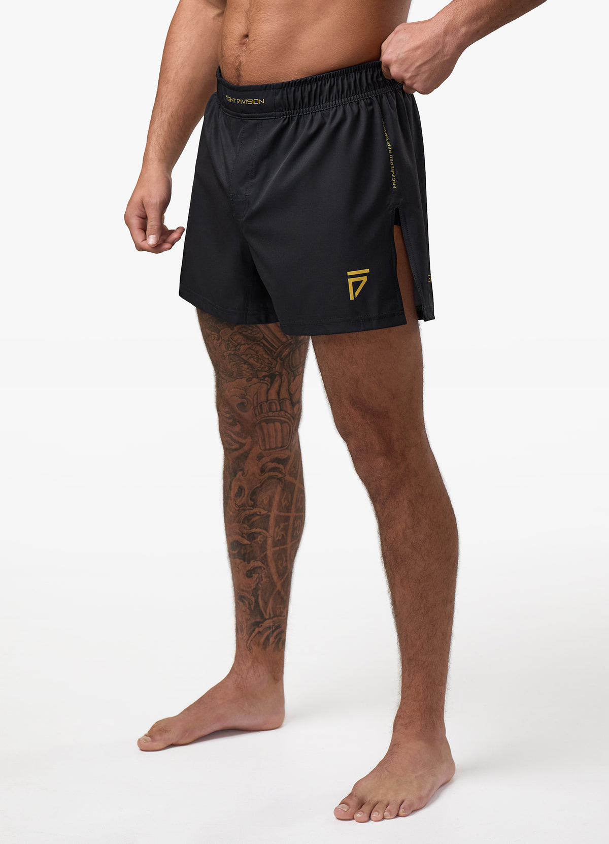 Gym King Sovereign MMA Hybrid Short - Black / Gold