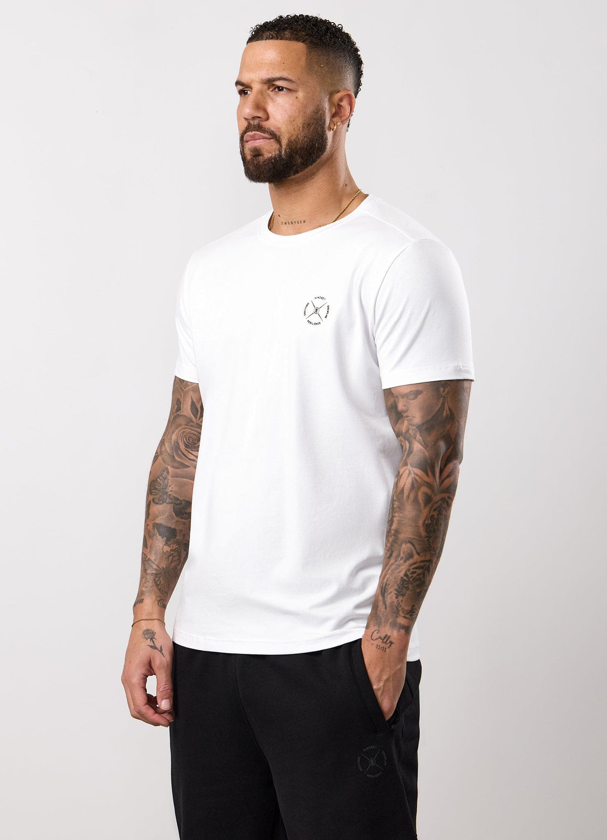 Gym King Stoic Esja Jersey T-Shirt - Ice White