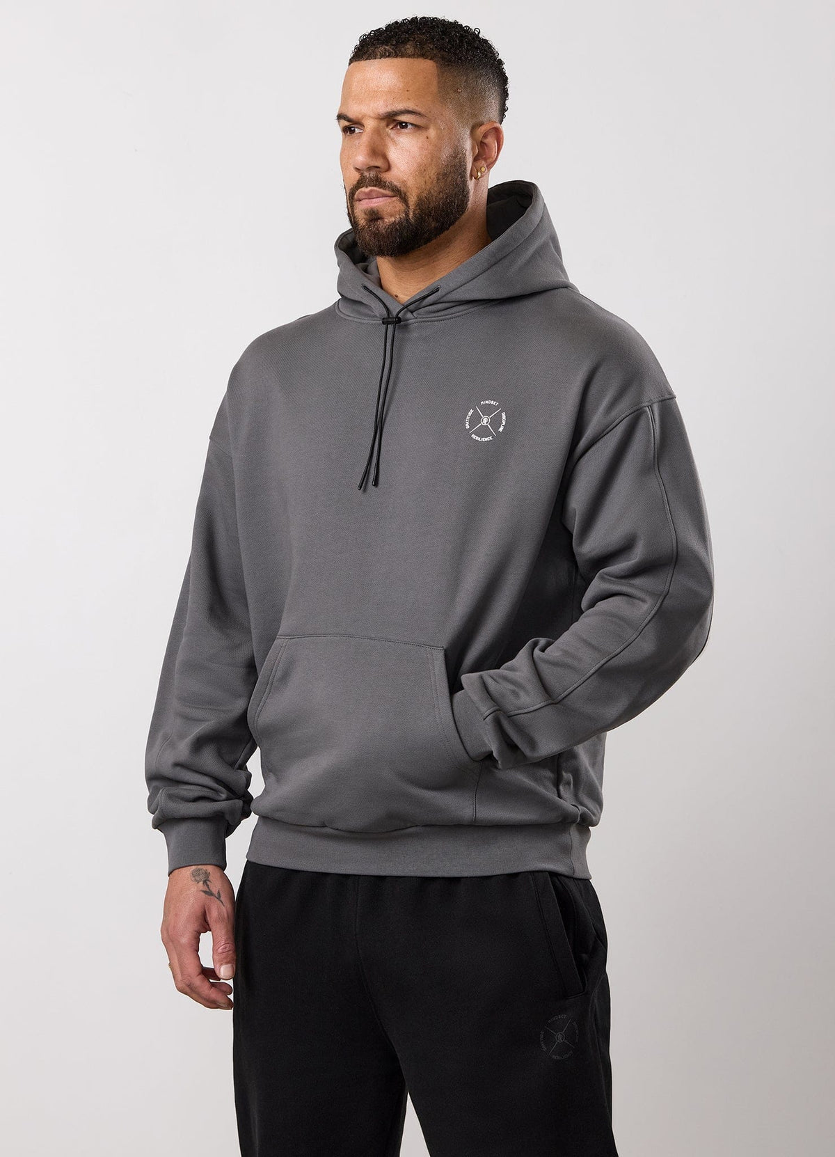 Gym King Stoic Esja Loopback Hoodie - Fossil Grey