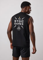 Gym King Stoic Games Jersey Tank - Zwart (miniatuurafbeelding)