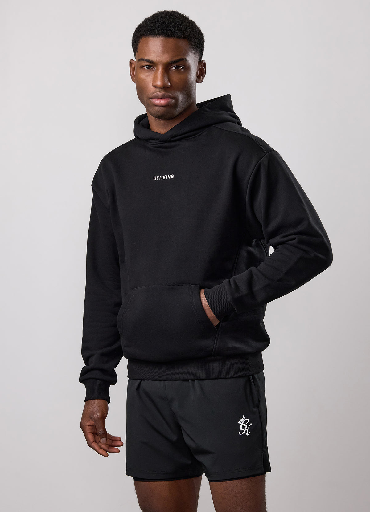 Gym King Stoic Games Loopback Hoodie - Black
