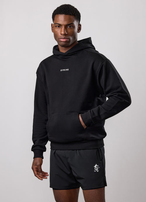 Gym King Stoic Games Loopback Hoodie - Black