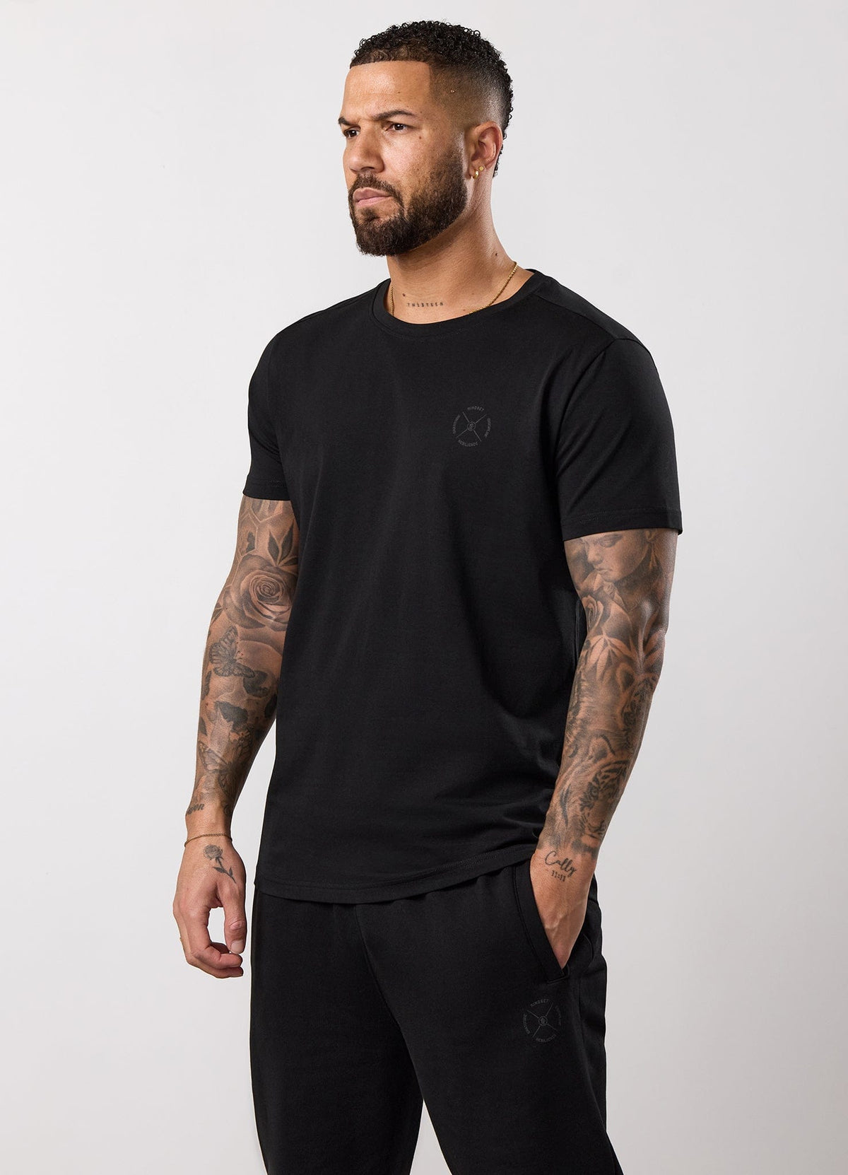 Gym King Stoic Hekla Jersey T-shirt - Volcanic Black