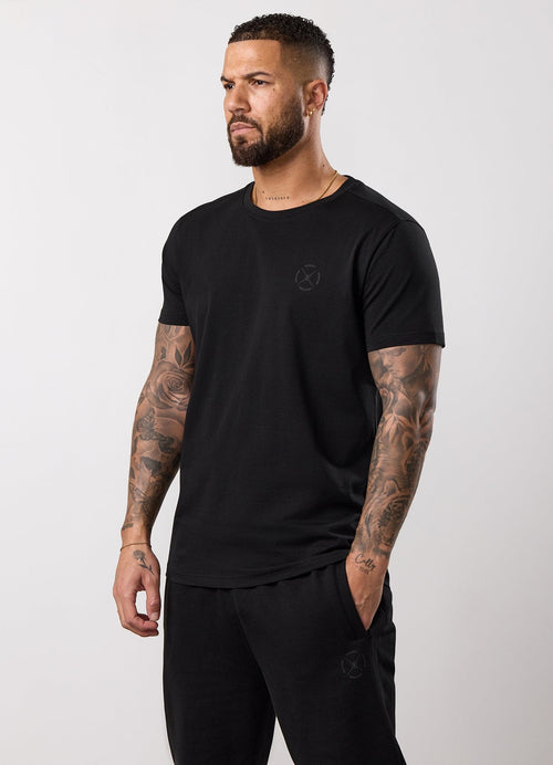 Gym King Stoic Hekla Jersey T-shirt - Volcanic Black