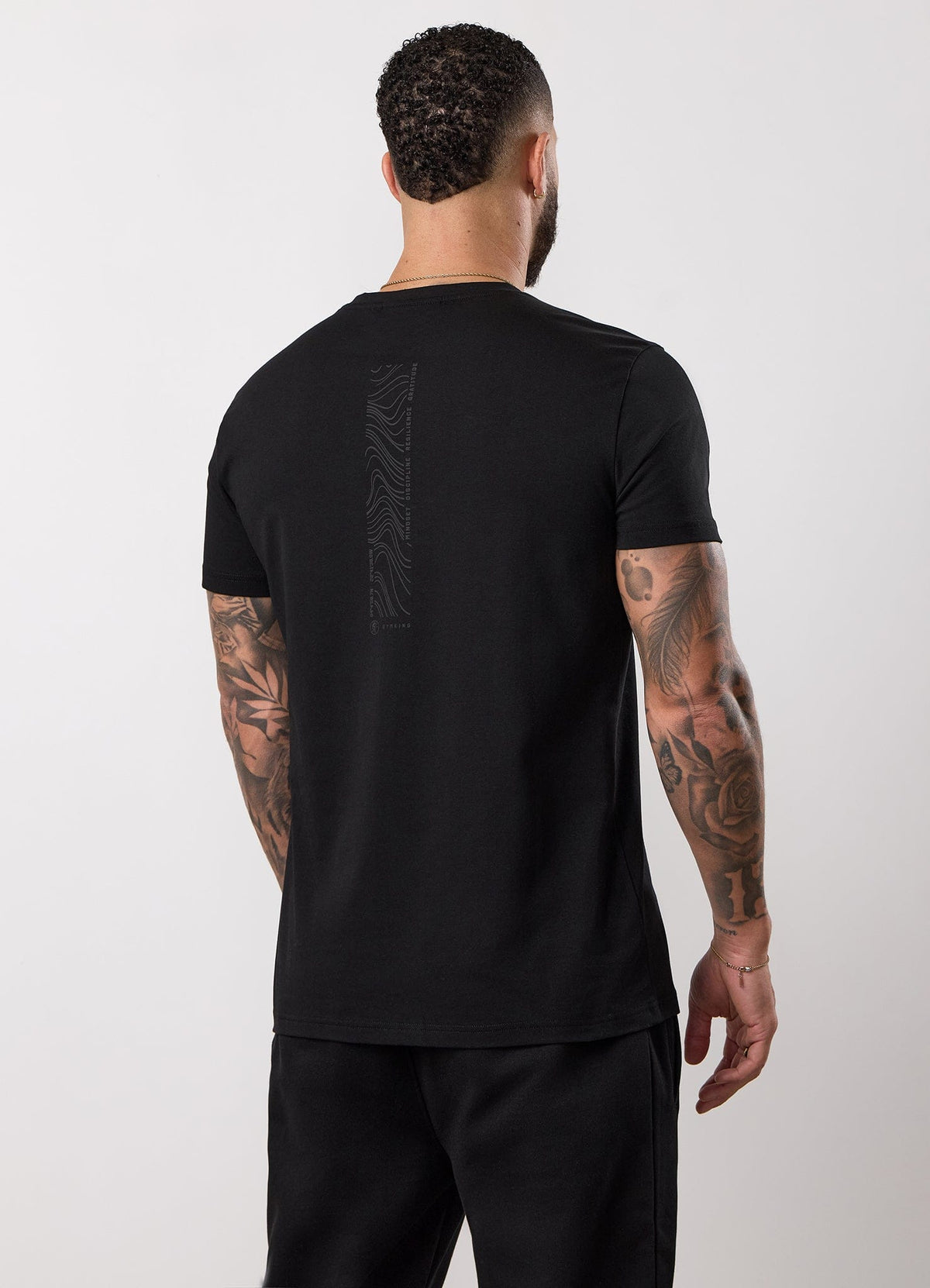 Gym King Stoic Hekla Jersey T-Shirt - Volcanic Black