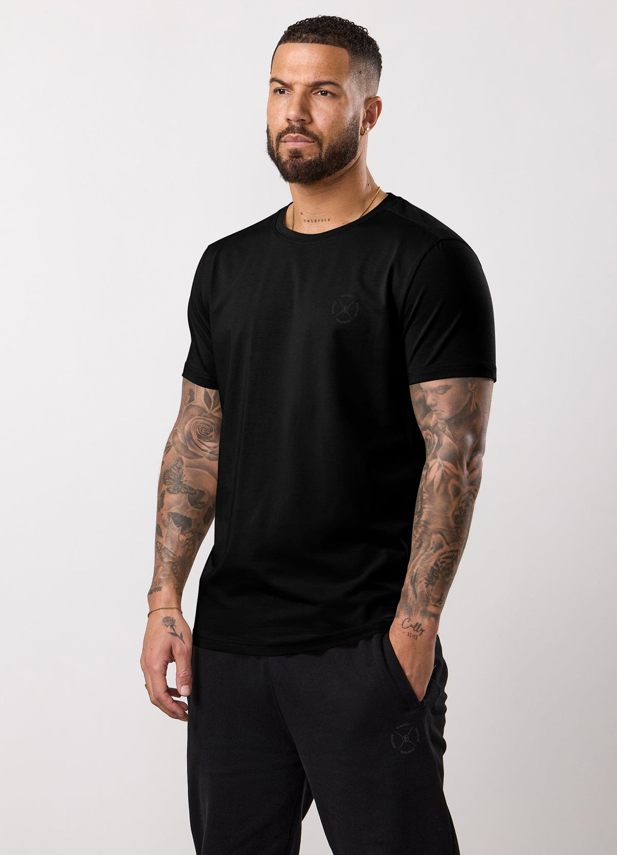 Gym King Stoic Krafla Jersey T-Shirt - Volcanic Black