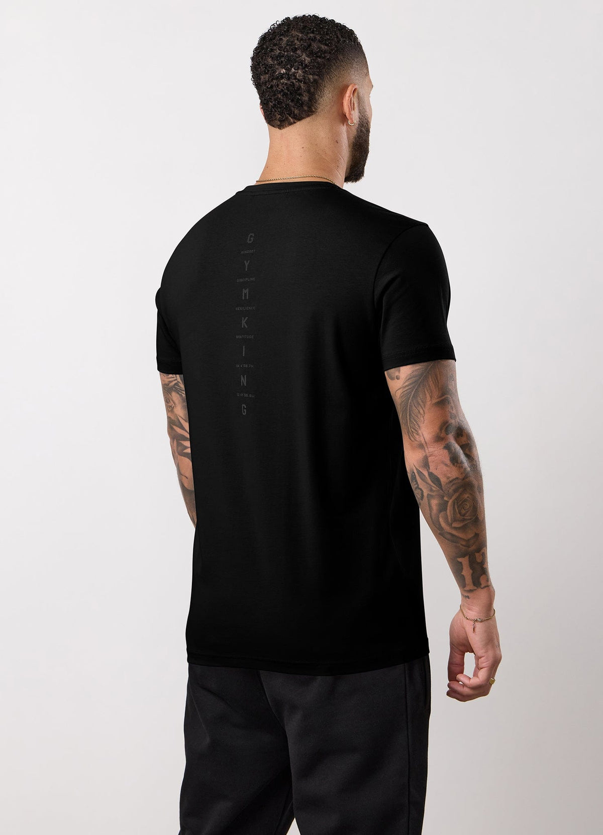 Gym King Stoic Krafla Jersey T-Shirt - Volcanic Black