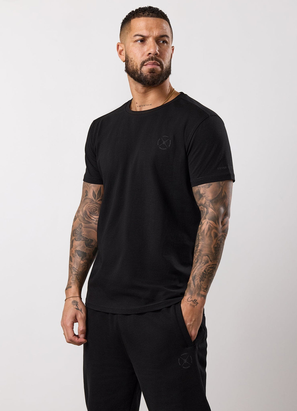 Gym King Stoic Resilience T-Shirt - Black