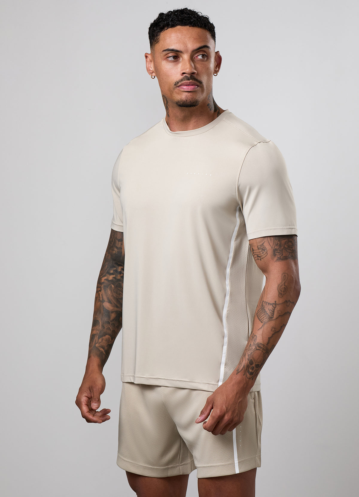 Gym King Synergy T-shirt - Vanillebruin