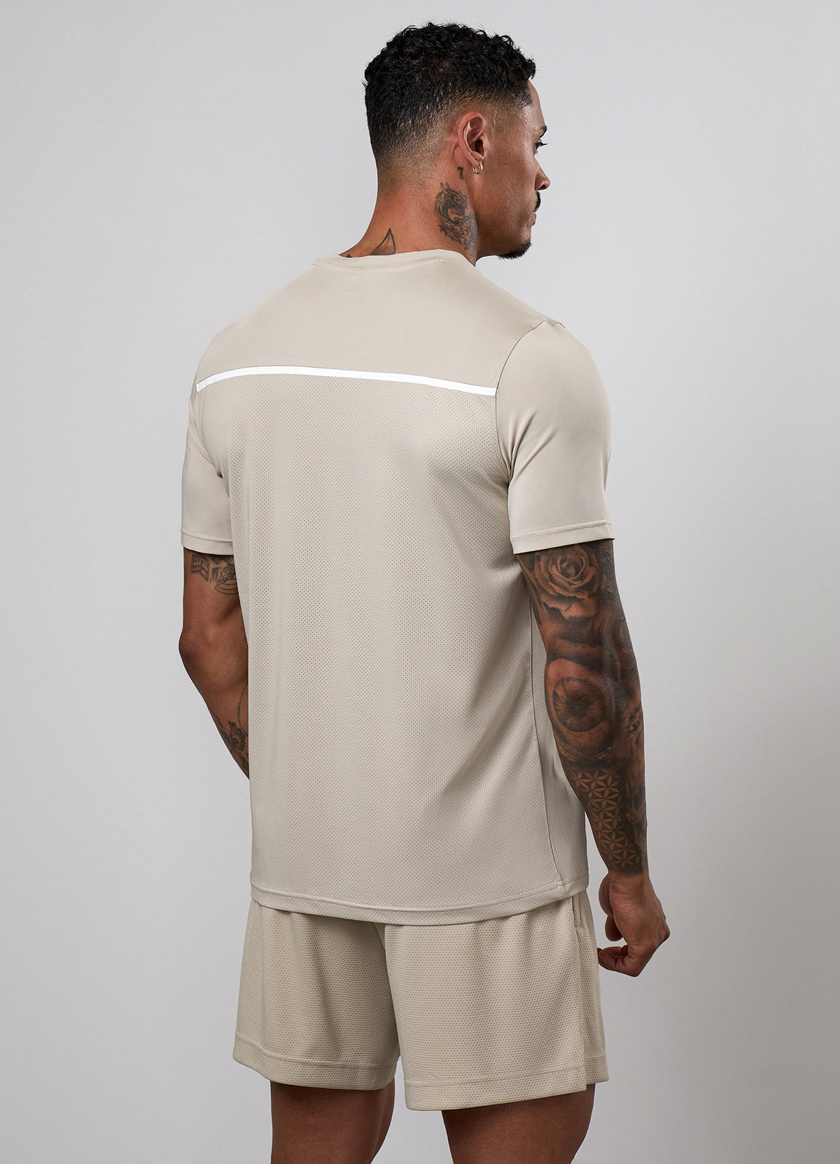 Gym King Synergy T-Shirt - Vanilla Brown