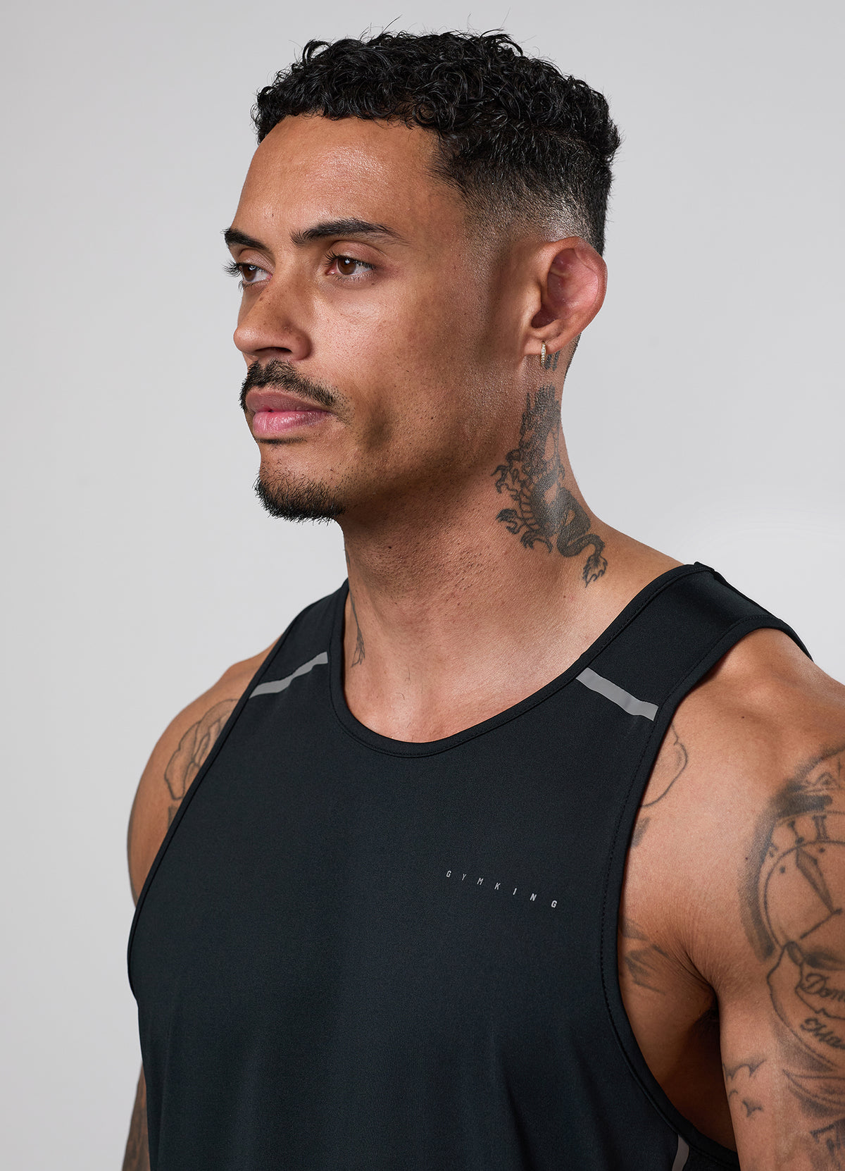 Gym King Synergy Vest - Black