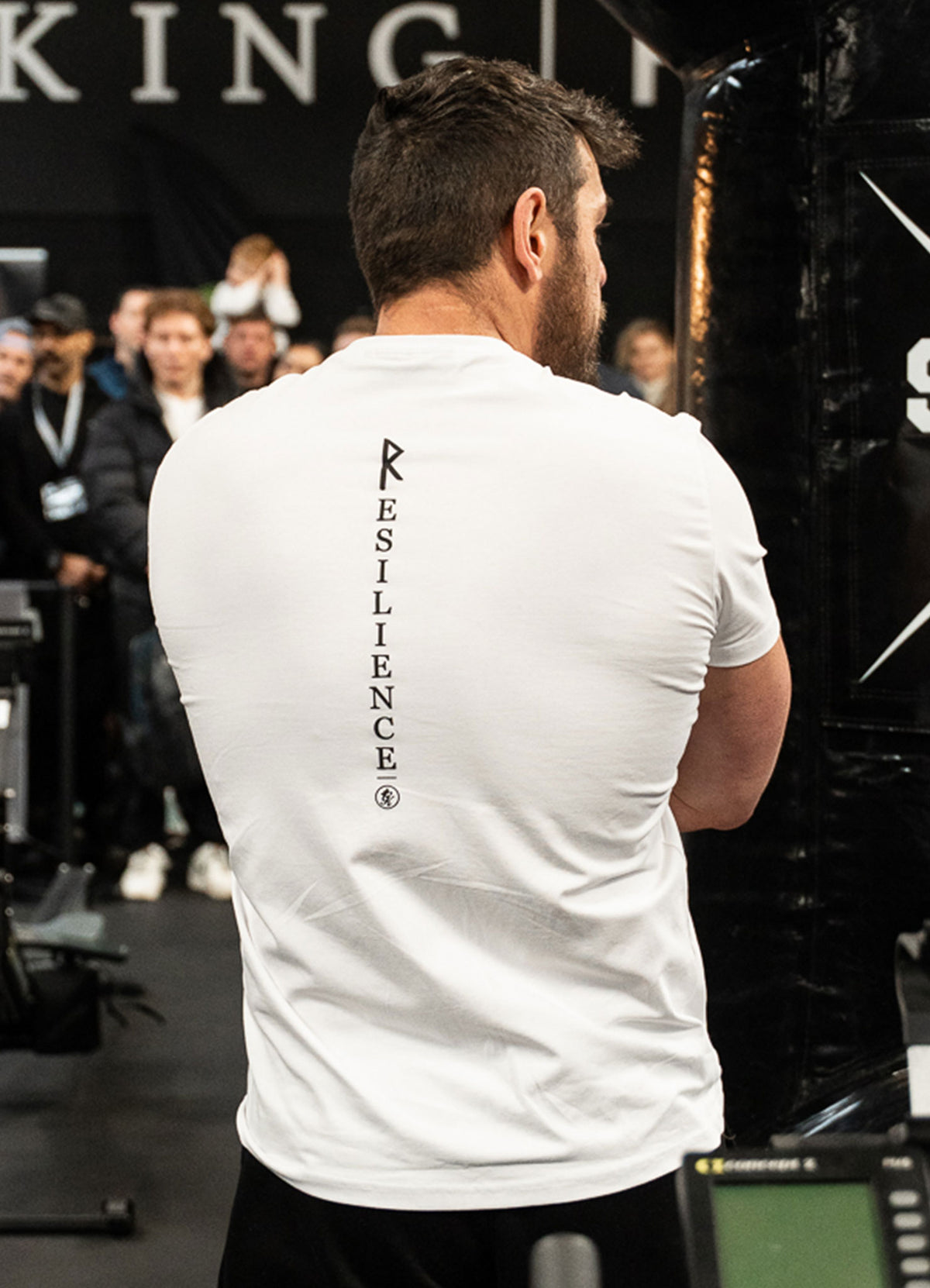 Gym King Stoic Resilience T-Shirt - White