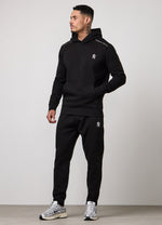 Gym King Taped Fleece Tracksuit - Black thumbnail