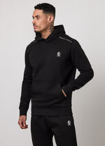 Gym King Taped Fleece Hoodie - Black thumbnail