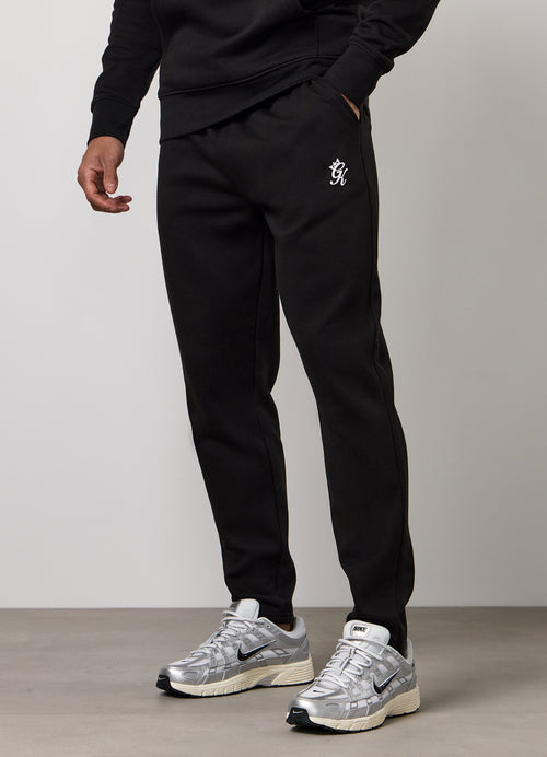 Gym King Taped Fleece Jogger - Black