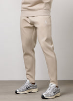 Gym King Joggingbroek van fleece met bandjes - Light Stone (miniatuurafbeelding)