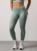 Gym King Transform Seamless Wrap Over Waist Leggings - Soft Sage thumbnail