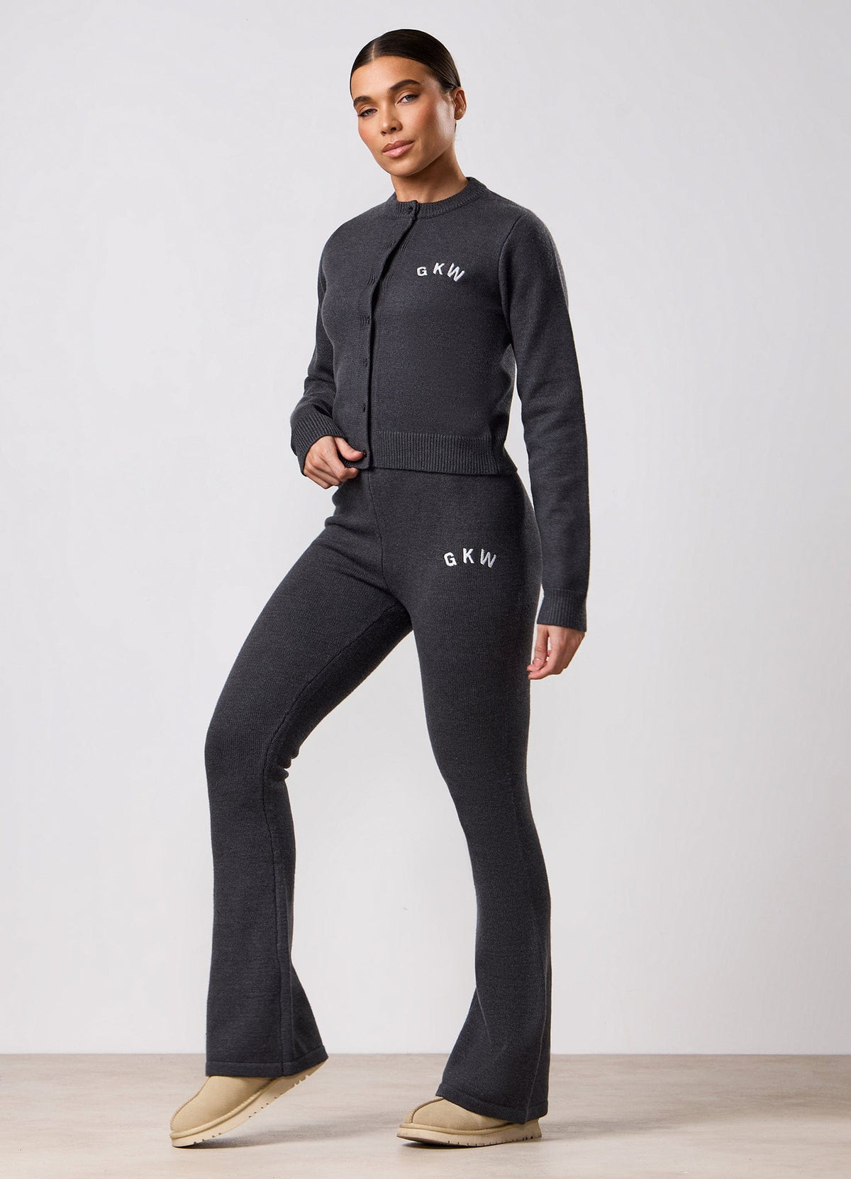 Gym King True Knit Set - Charcoal