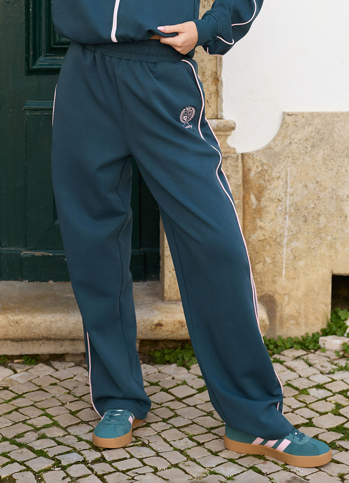 Gym King Heritage Track Pants - Classic Teal