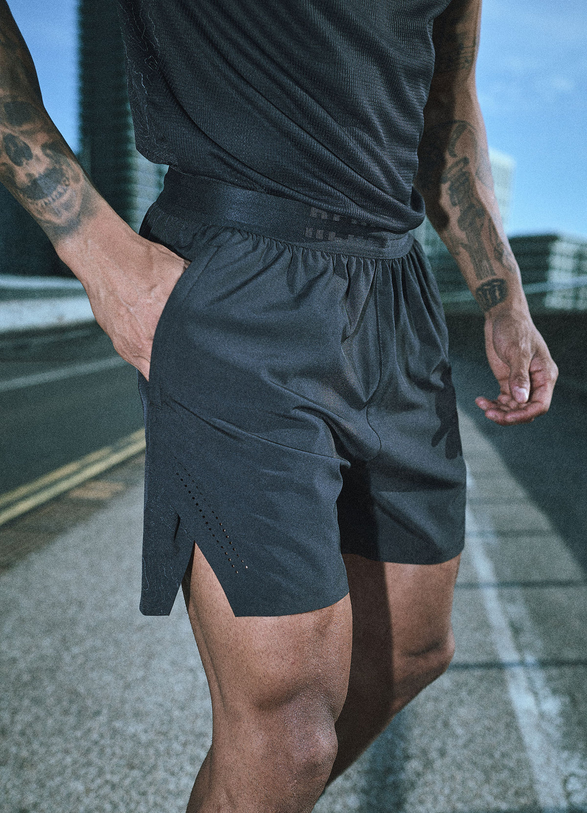 Gym King Rebellion Shadow 5" Training Short - Black