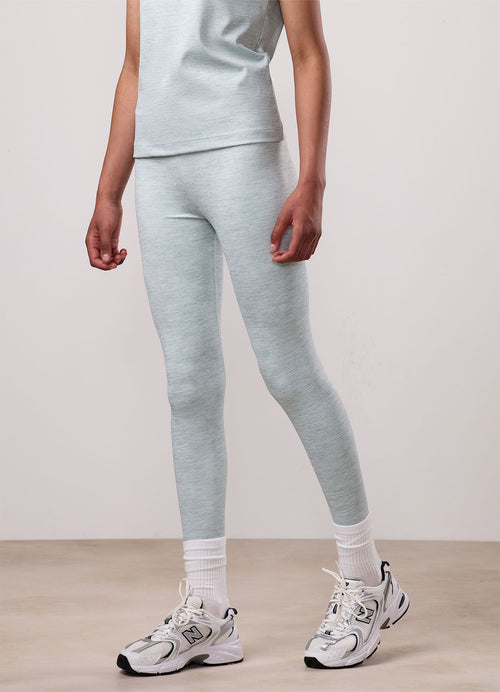 Gym King Older Kids 365-legging - Green Mist Grindle