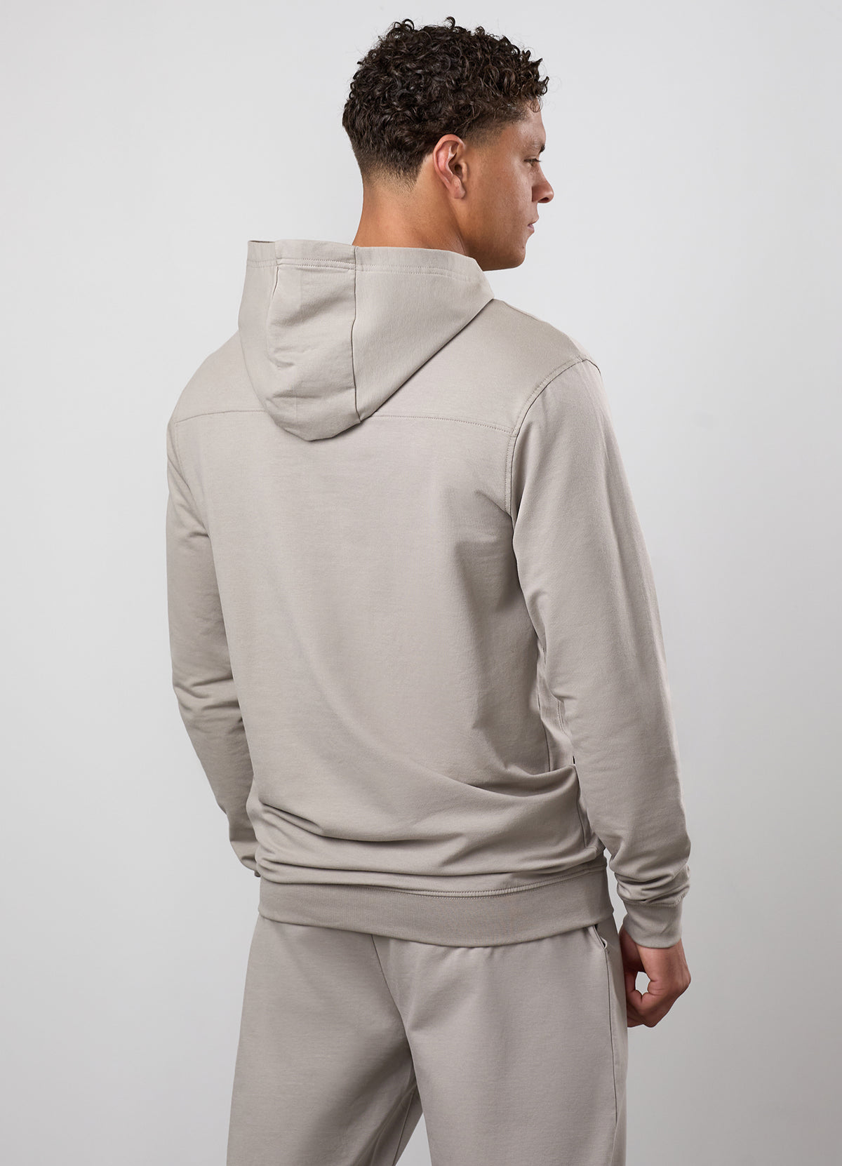 Victory Lightweight Loopback Hoodie - Taupe