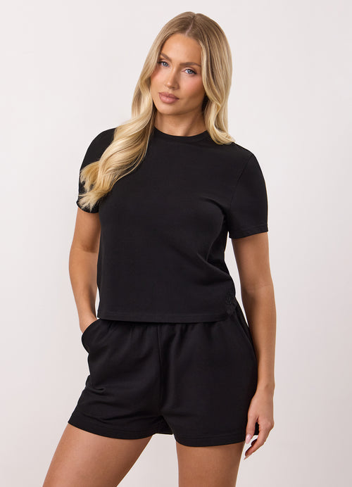 Gym King Victory T-shirt met korte mouwen - Zwart