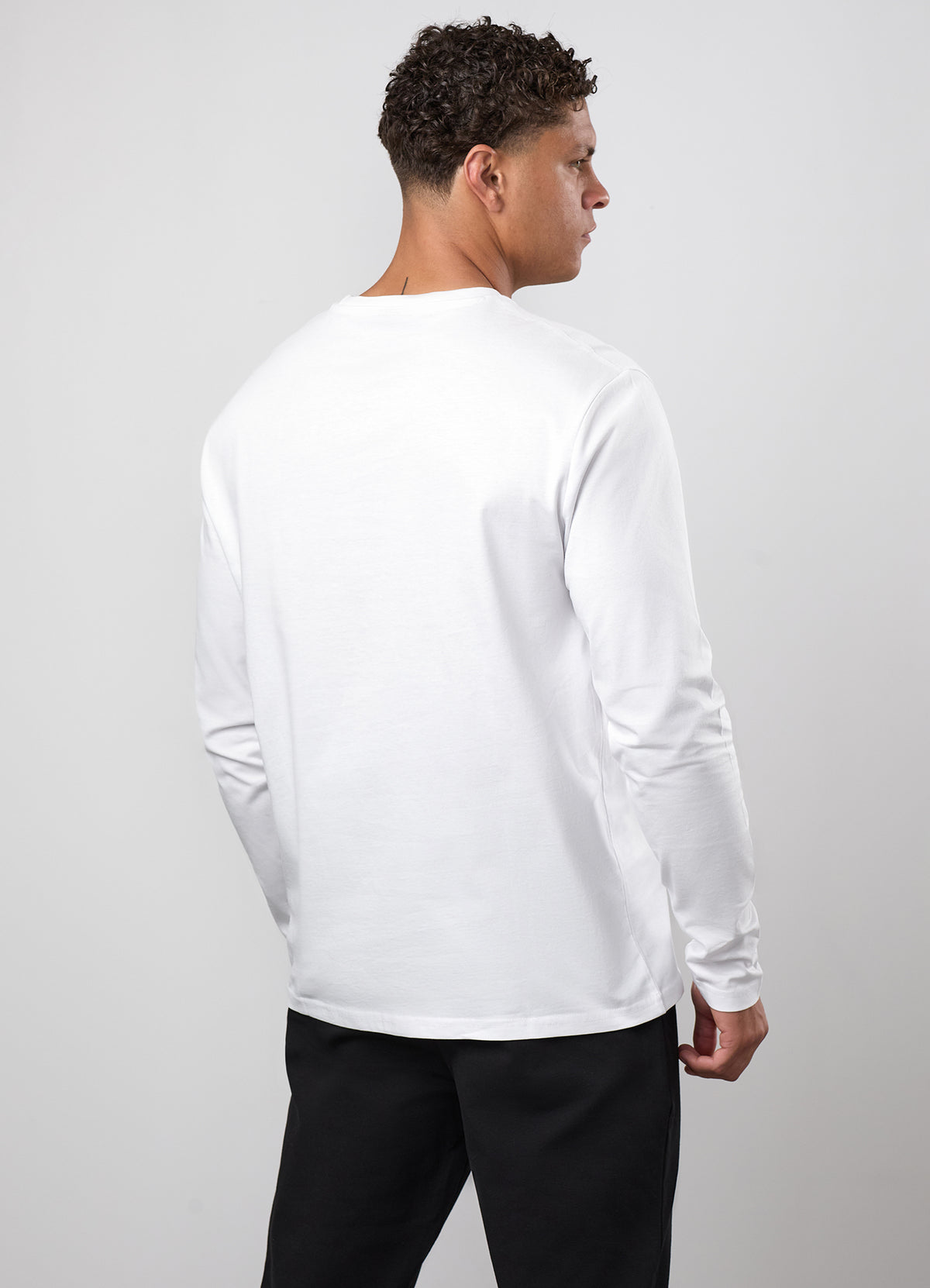Gym King Victory Jersey T-shirt met lange mouwen - Wit