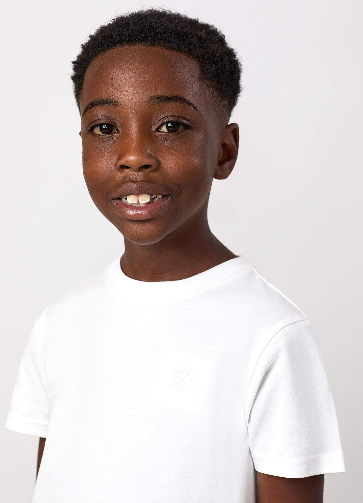 Gym King Younger Kids Victory Jersey T-Shirt - White