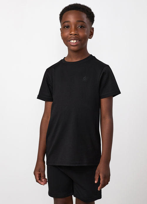 Gym King Younger Kids Victory Jersey T-Shirt - Black